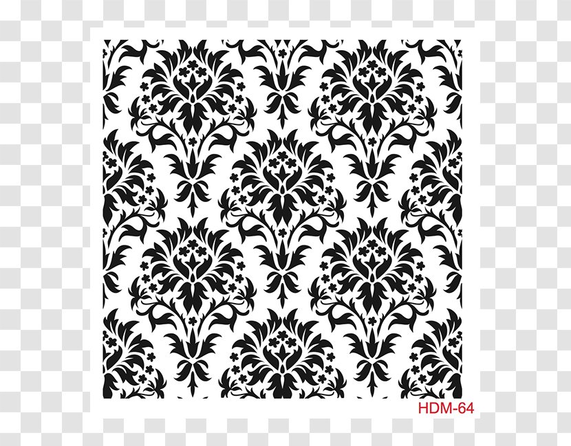 Pattern Art Design Stencil Paper - Black And White Transparent PNG