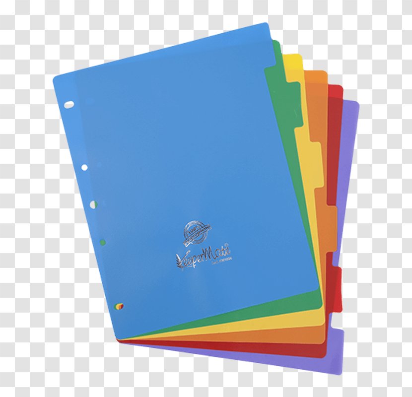 File Folders Separador Paper Notebook Transparent PNG