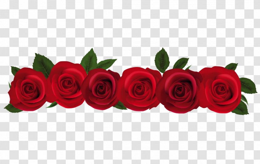 Rose Flower Clip Art - Red - Vilakku Transparent PNG