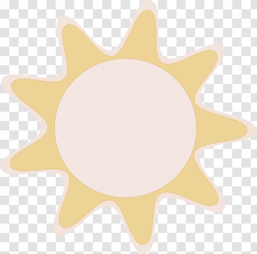 Yellow Star Circle Transparent PNG