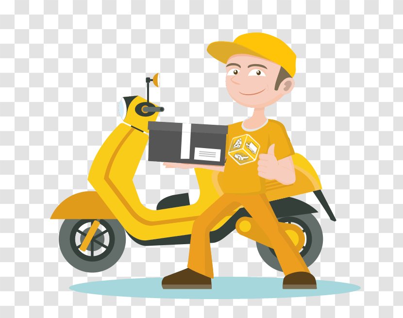 Courier Package Delivery Image - Vehicle - Construction Worker Transparent PNG