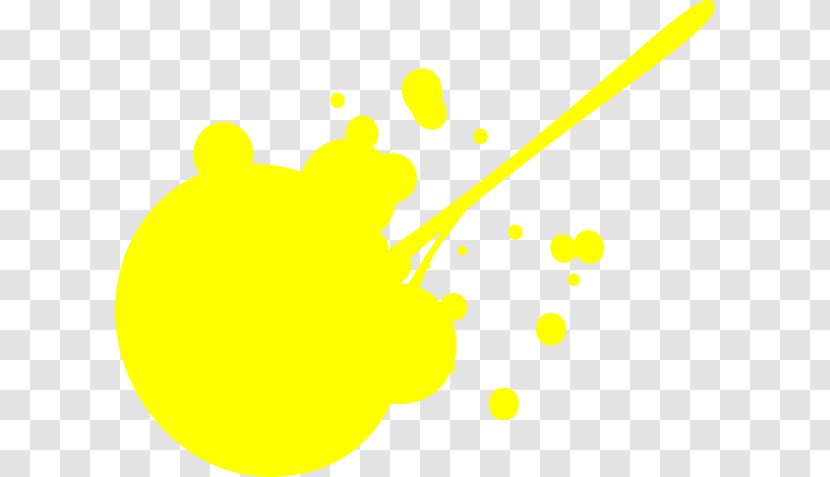 Paint Yellow Clip Art - Point Transparent PNG