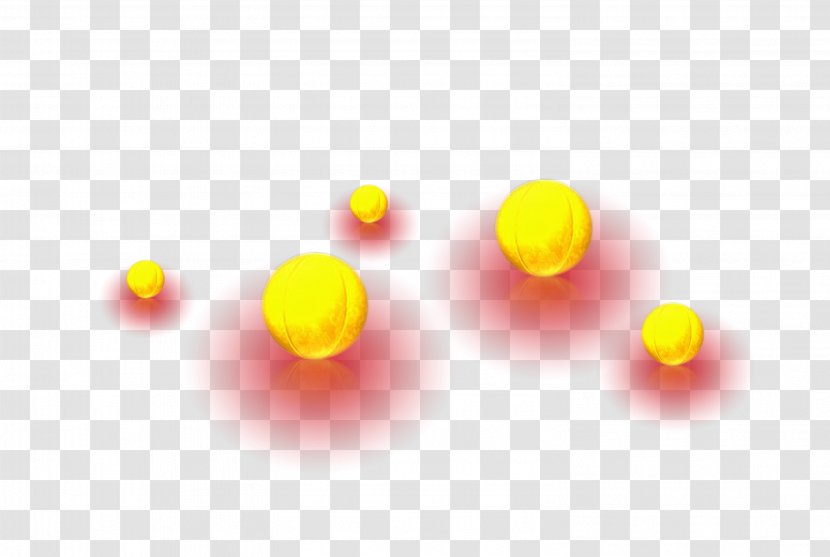 Yellow Download Computer File - Orange - Ball Transparent PNG
