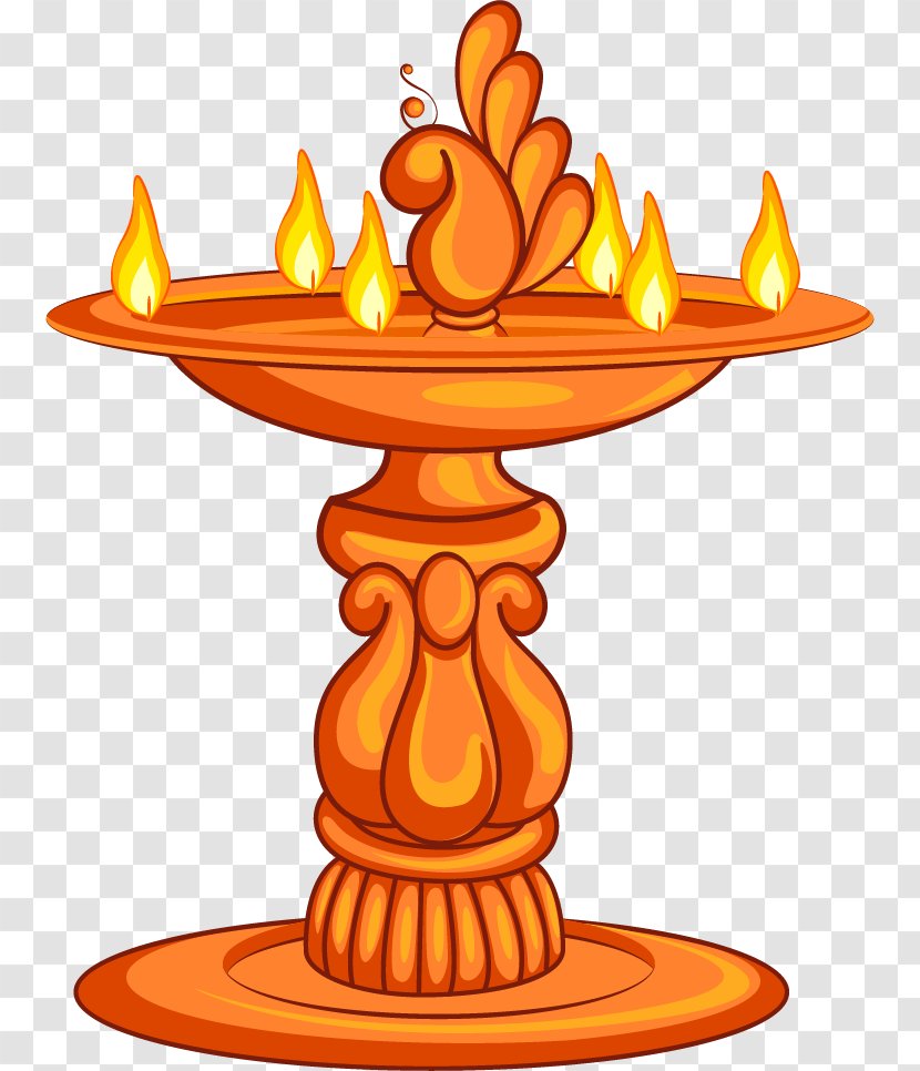 Oil Lamp Lantern Clip Art - Candlepower - Cartoon Hand Painted Beautiful Transparent PNG