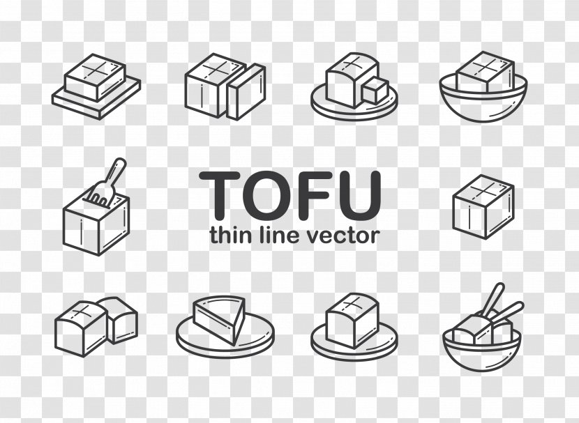 Tofu Sushi - Drawing Transparent PNG