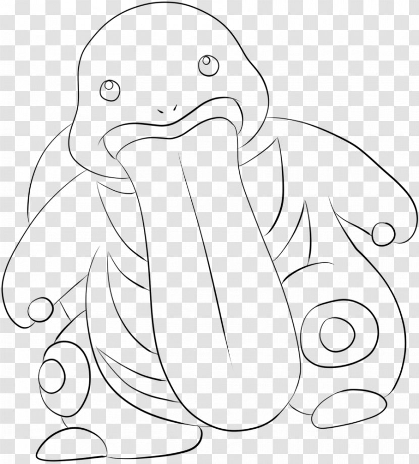 Coloring Book Lickitung Pokémon X And Y Drawing - Flower - Pokemon Transparent PNG