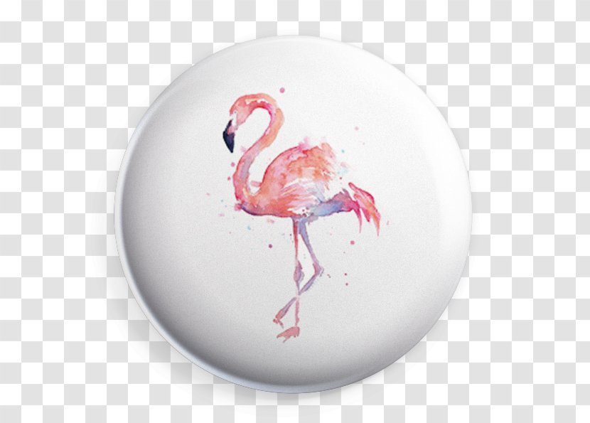 Flamingo Watercolor Painting Art Canvas Print - Printing Transparent PNG