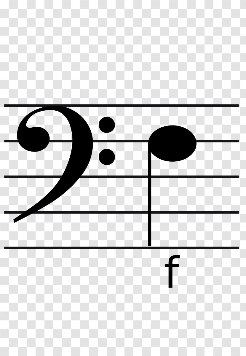 Clef Double Bass - Heart - Musical Note Transparent PNG
