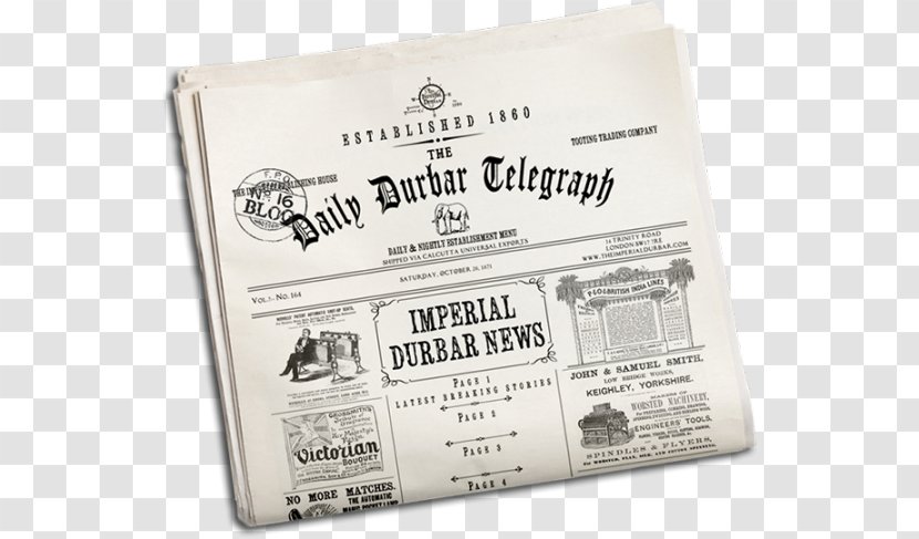 Brand Font - Label - News Paper Transparent PNG