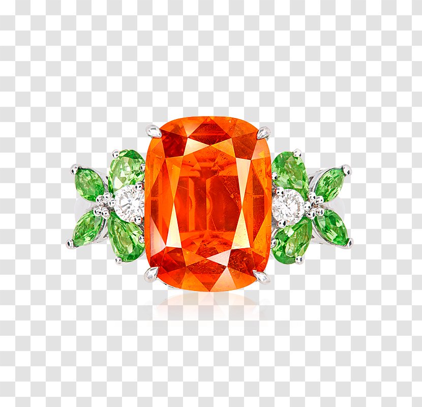 Emerald Body Jewellery Diamond - Orange Transparent PNG