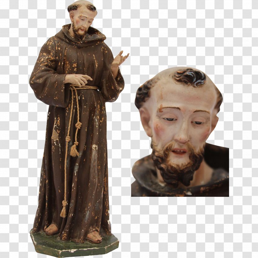 Statue Of Francis Assisi, Charles Bridge Little Flowers St. - Middle Ages - Italy Transparent PNG