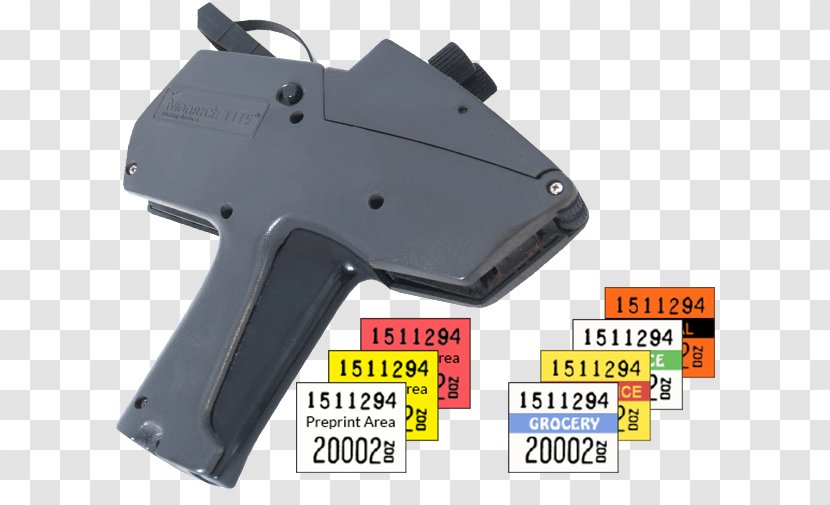 Trigger Label Firearm Avery Dennison Price - Pricing Gun Transparent PNG
