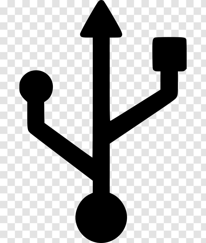 Micro-USB Thunderbolt Symbol - Computer - Usb Transparent PNG