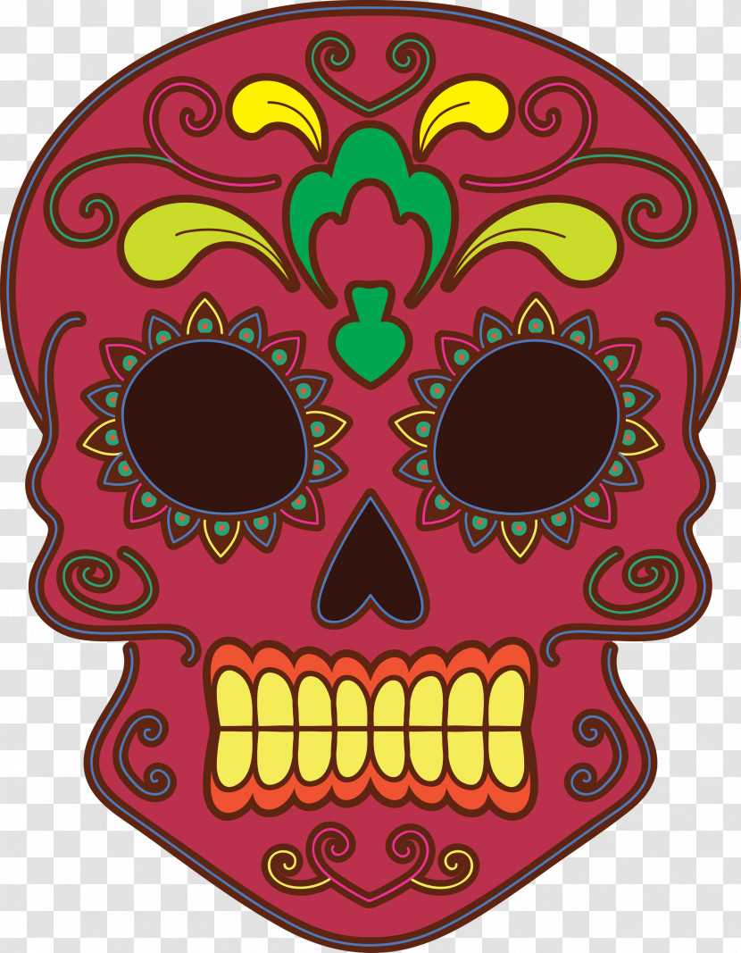 Calavera Day Of The Dead Día De Muertos Transparent PNG