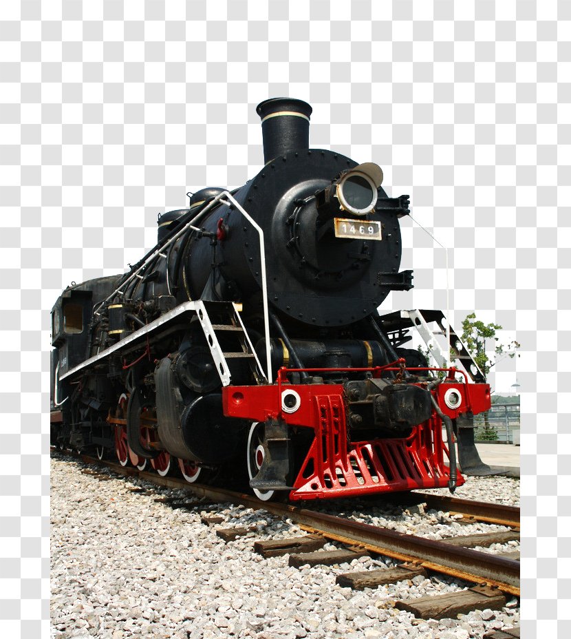 Train Steam Engine Rail Transport Track Locomotive - Continental Black Transparent PNG