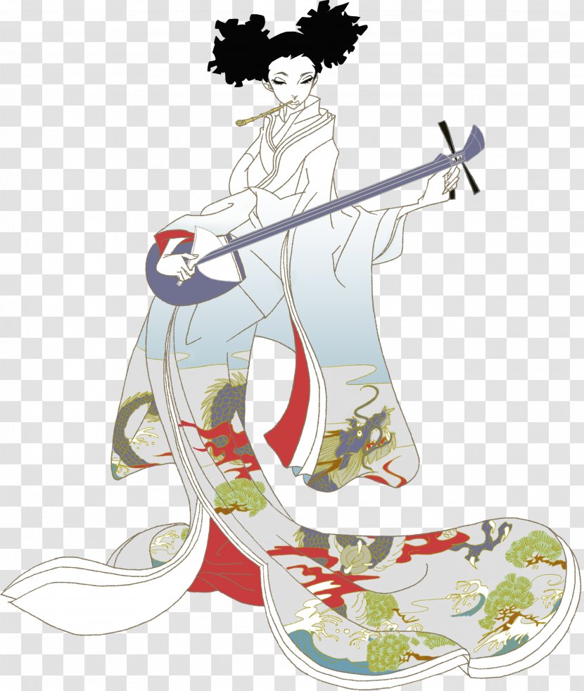 Samurai Bushido Illustration - Poster - Japanese Color Transparent PNG