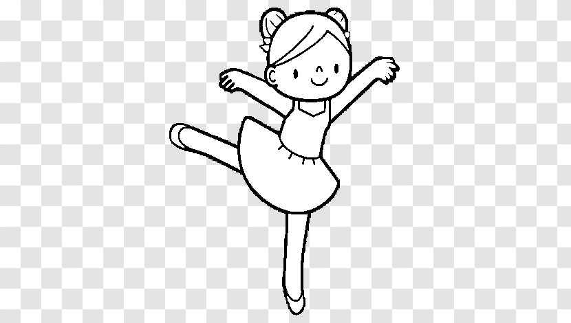 Coloring Book Drawing Dance Ballet Image - Cartoon - Pages Transparent PNG