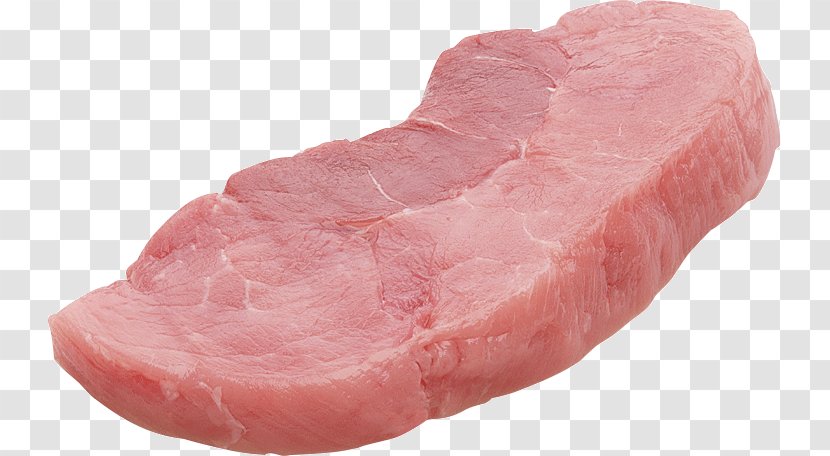 Ham Back Bacon Veal Meat - Cartoon Transparent PNG