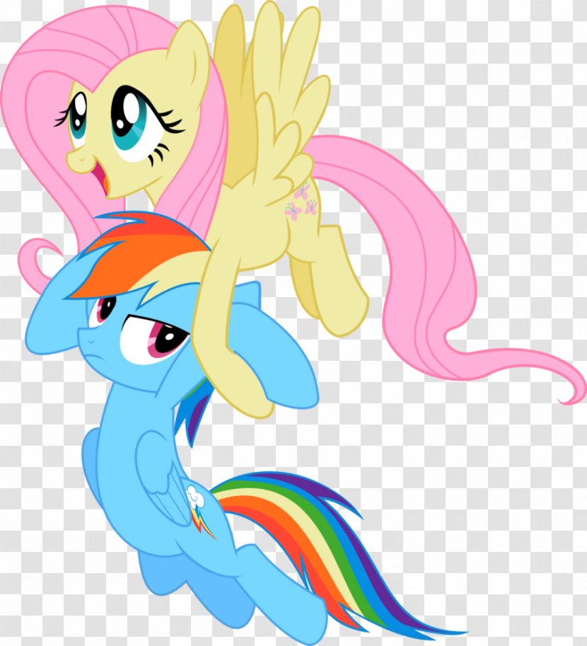 Rainbow Dash Fluttershy Pinkie Pie Applejack Equestria - Wing Transparent PNG