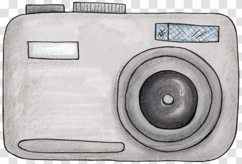 Camera Cartoon Drawing - Designer - Hand-painted Transparent PNG