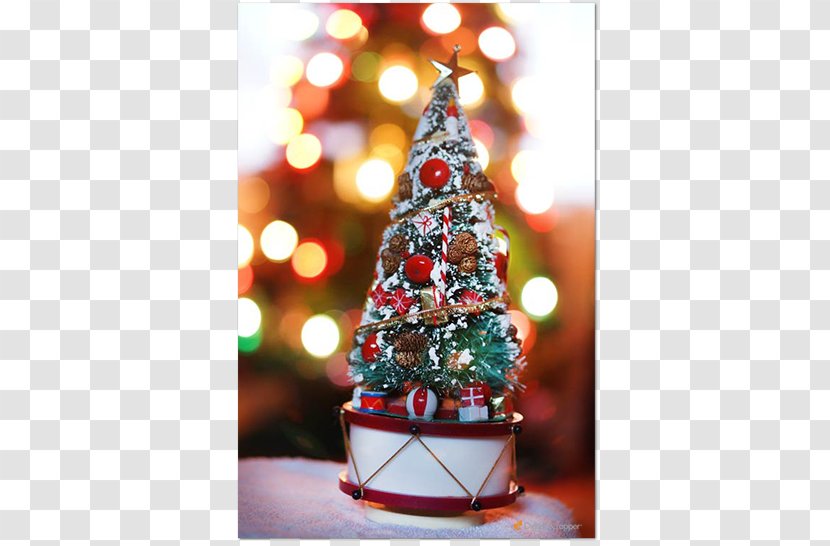Christmas Tree Ornament - Spruce - Bokeh Lights Transparent PNG