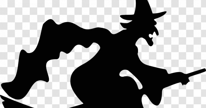 Witchcraft Broom Silhouette - Royaltyfree Transparent PNG