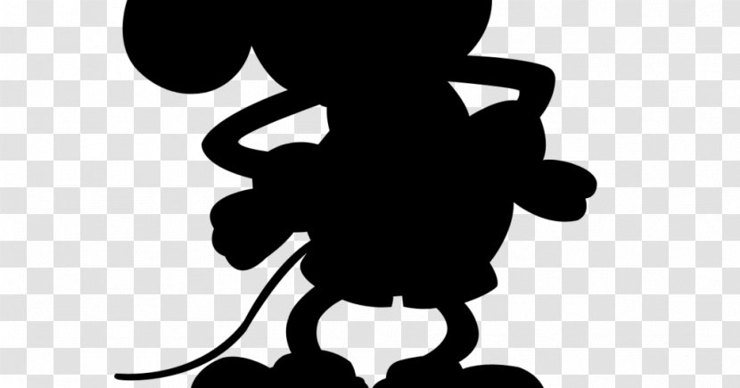 Mickey Mouse Minnie Pluto Silhouette The Walt Disney Company - Sticker Transparent PNG