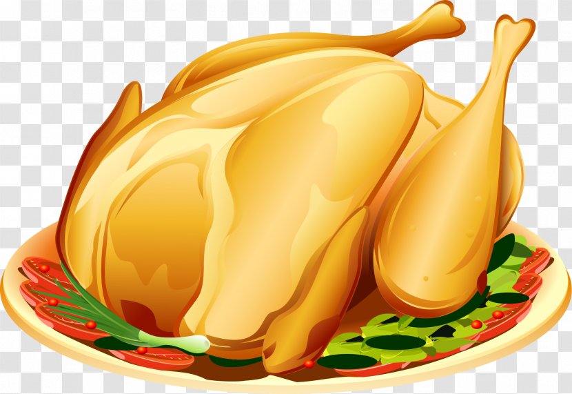 Turkey Meat Roast Chicken Clip Art - Thanksgiving - A Baked Material Transparent PNG