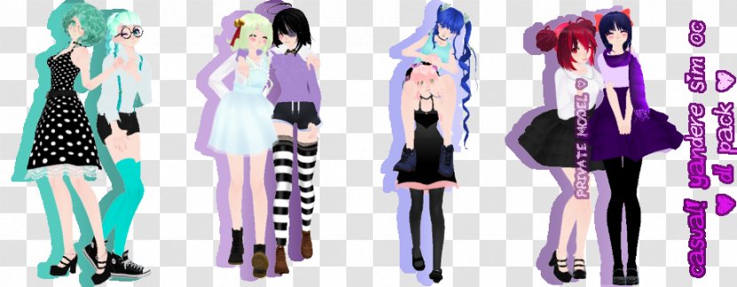 Yandere Simulator Fashion Clothing Casual Wear - Tree - Mmd Transparent PNG