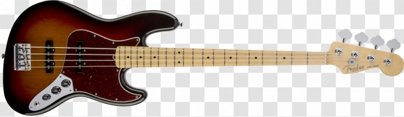 Fender Precision Bass Geddy Lee Jazz Stratocaster Guitar - Tree - Sunburst Transparent PNG