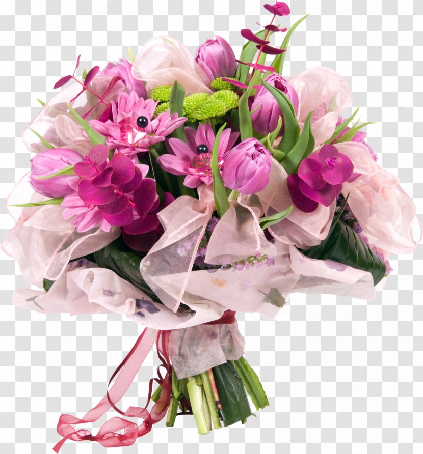 Flower Bouquet Wedding Bride Floristry - Garden Roses Transparent PNG