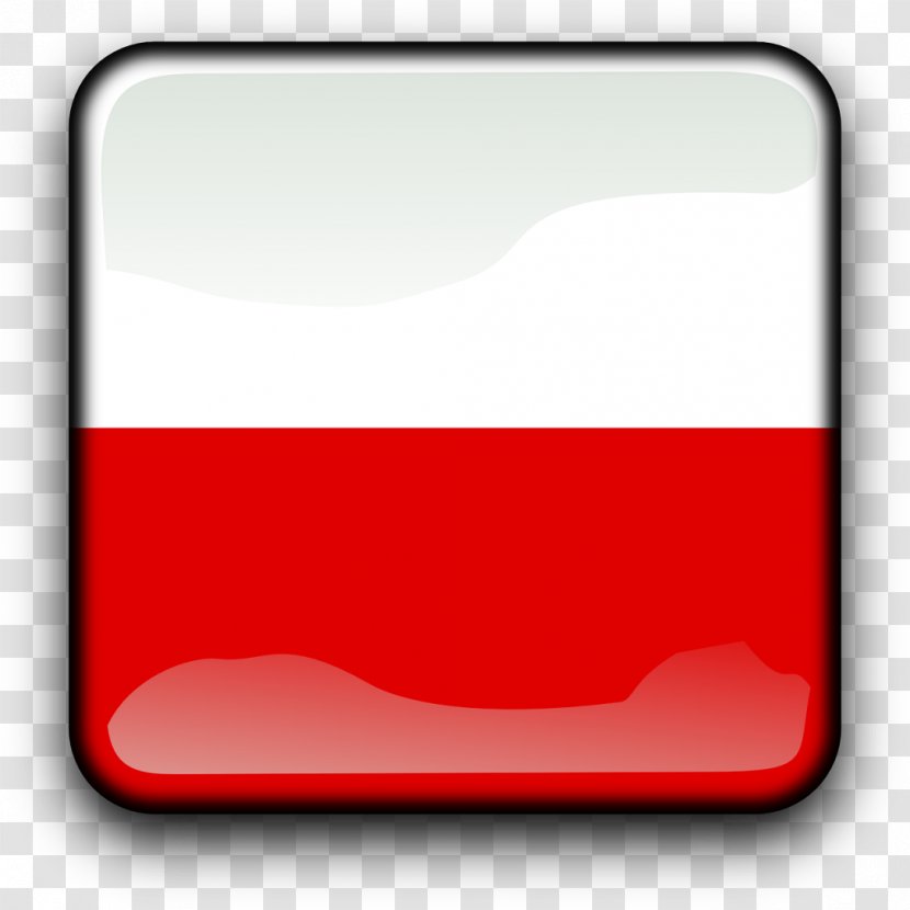 Raster Flag Of Poland Advertising Clip Art - Red Transparent PNG