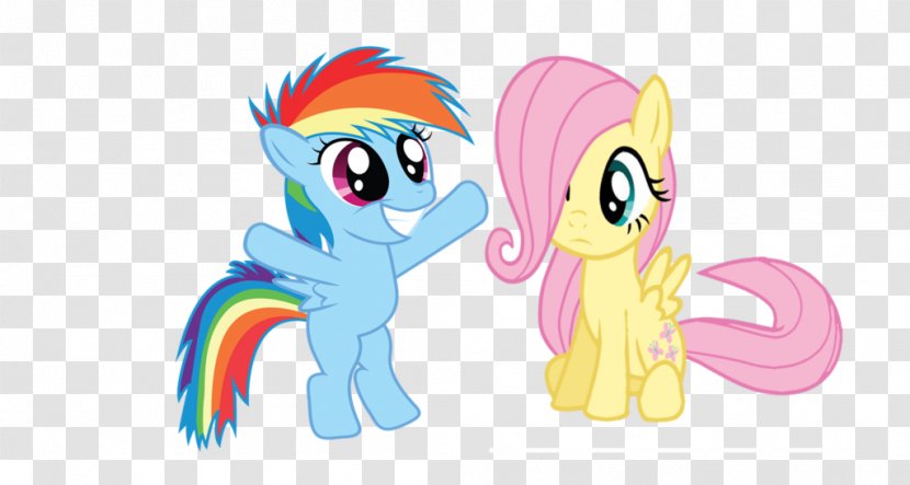 Rainbow Dash Fluttershy Twilight Sparkle Applejack Pony - Cartoon - Marry Poppins Transparent PNG