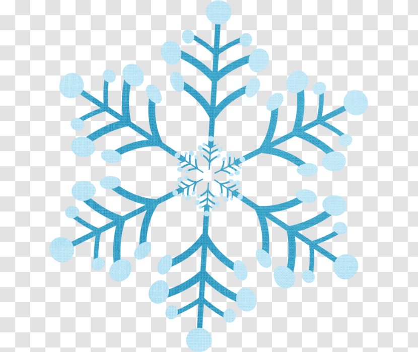 Snowflake Clip Art - Blue Transparent PNG