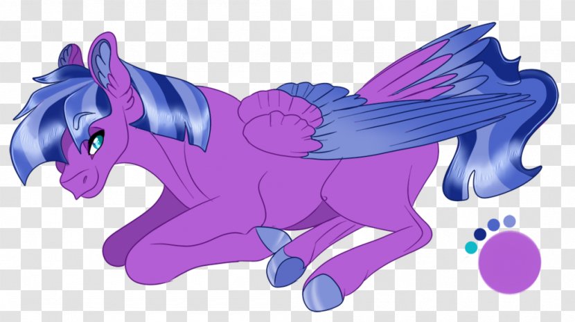 Horse Illustration Cartoon Purple Animal - Figure Transparent PNG