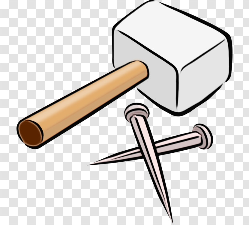 Hammer Mallet Handle Nail Royalty-free Transparent PNG