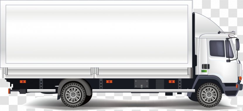 Car Transport Vehicle Truck - Van - White Transparent PNG