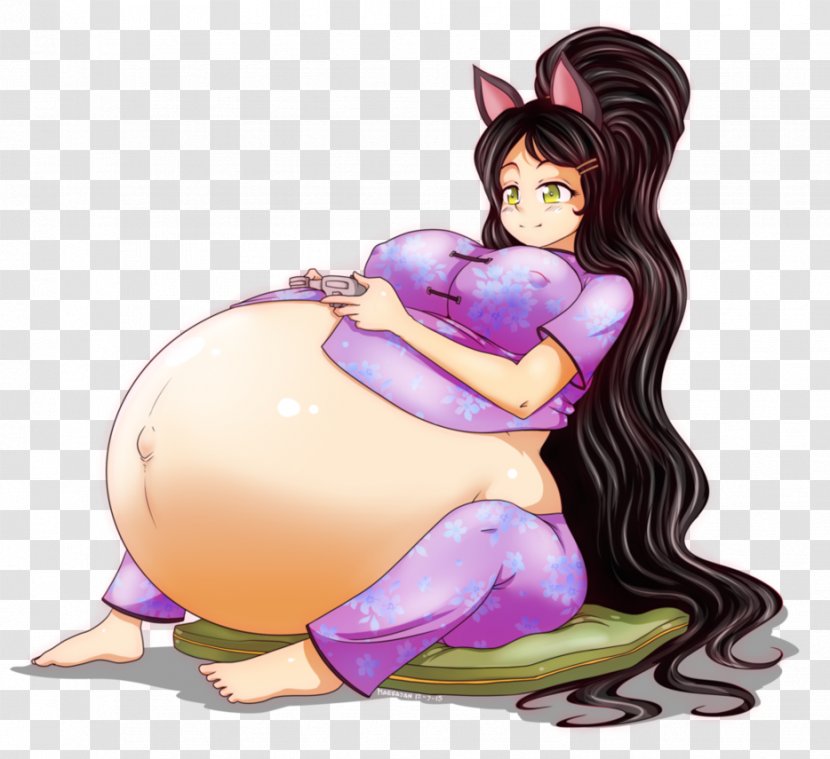 Pregnancy Illustration Childbirth Cartoon JPEG - Flower - Belly Fat Transparent PNG