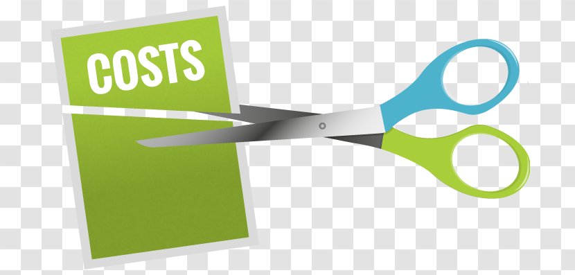 Logo Scissors Brand - Cut Costs Transparent PNG