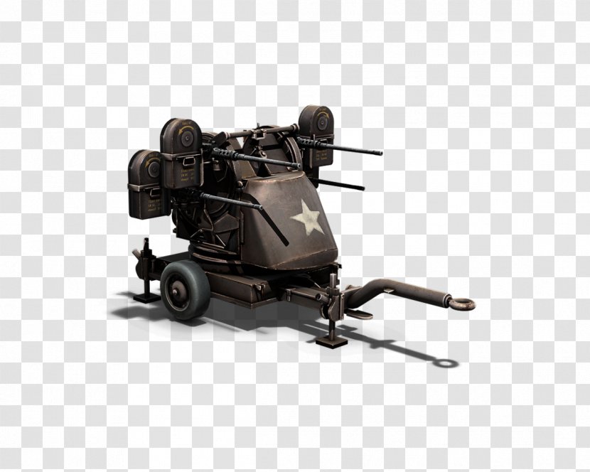 Heroes & Generals Anti-aircraft Warfare Machine Gun Firearm Weapon - Americans Transparent PNG