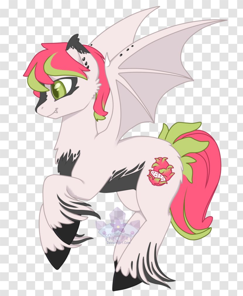 Pony Horse Dragon DeviantArt Winged Unicorn - Flower - Fruit Transparent PNG