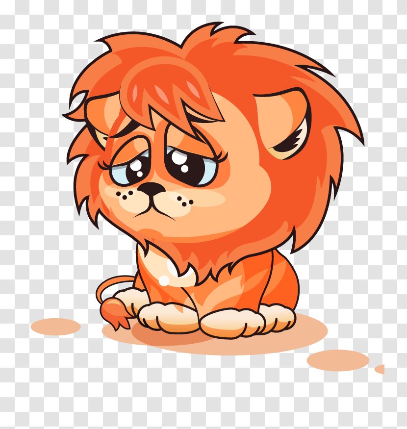 Lion Cartoon Photography Illustration - Watercolor - Little Grievances Transparent PNG