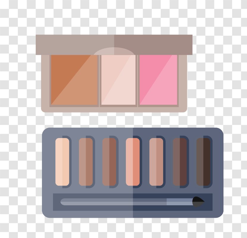 Eye Shadow Euclidean Vector Color - Lipstick - Earth Transparent PNG