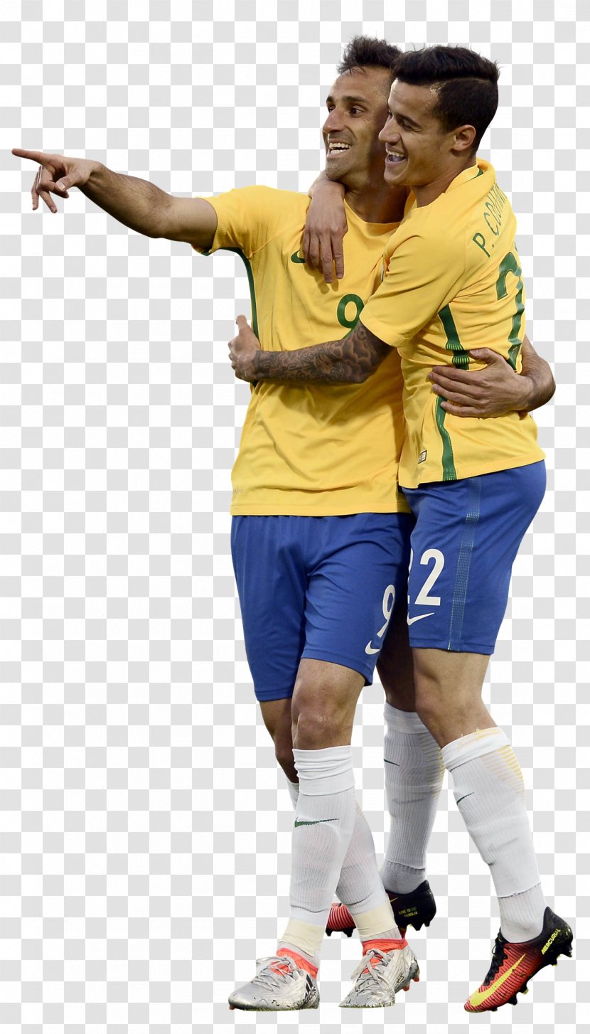 Philippe Coutinho Brazil National Football Team Jersey Player - Sportswear - Shorts Transparent PNG