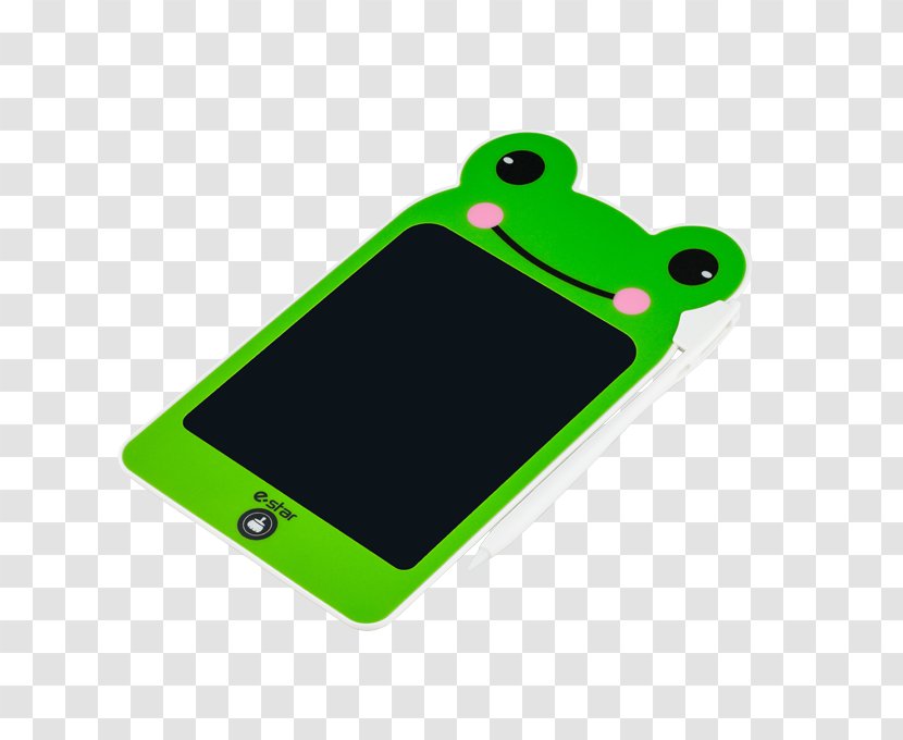 E-WRITER FROG Užrašinė Child Toy Mobile Phones - Phone Case - Frog Battery Transparent PNG