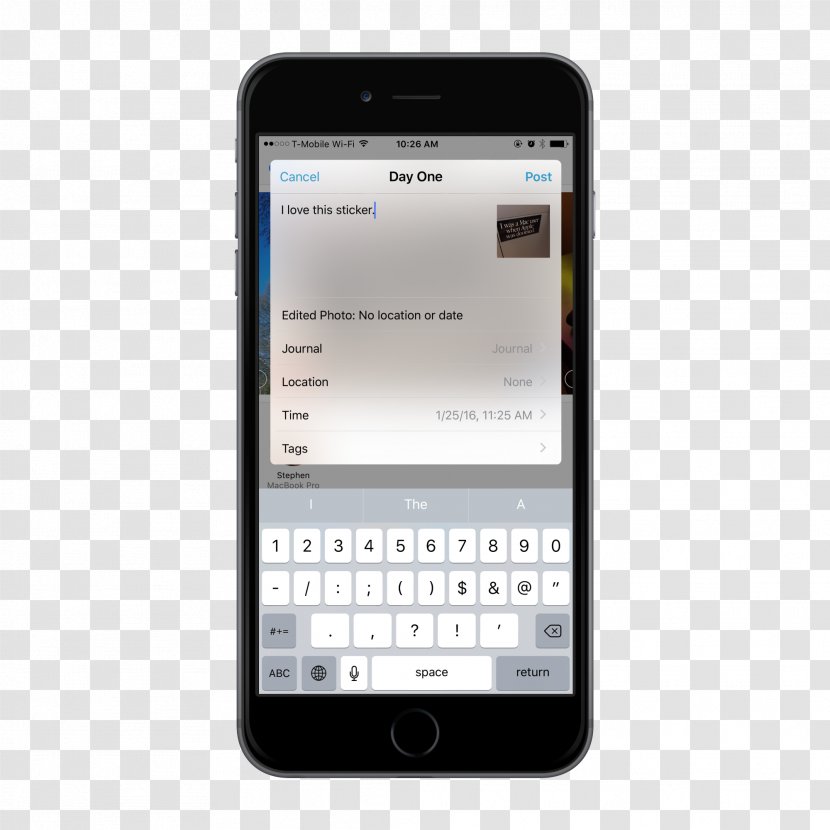 Computer Keyboard IOS 10 IMessage - Mobile Device - Application Templates Transparent PNG