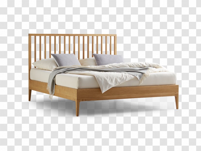 Bedside Tables Grüne Erde Oak Furniture - House - Bed Transparent PNG