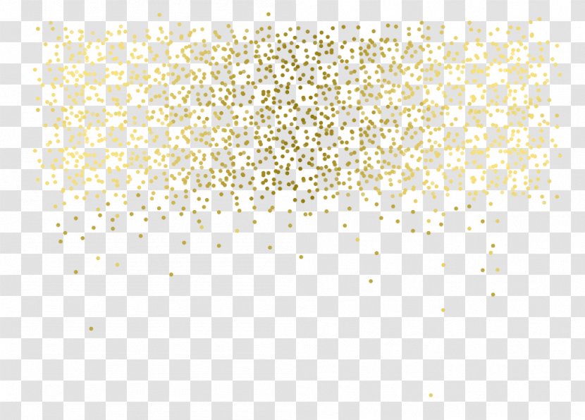 Gold Confetti Background - Yellow Party Transparent PNG
