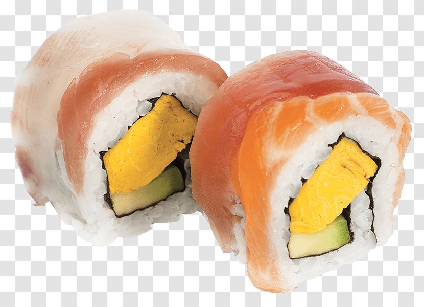 California Roll Sashimi Smoked Salmon Sushi Onigiri Transparent PNG