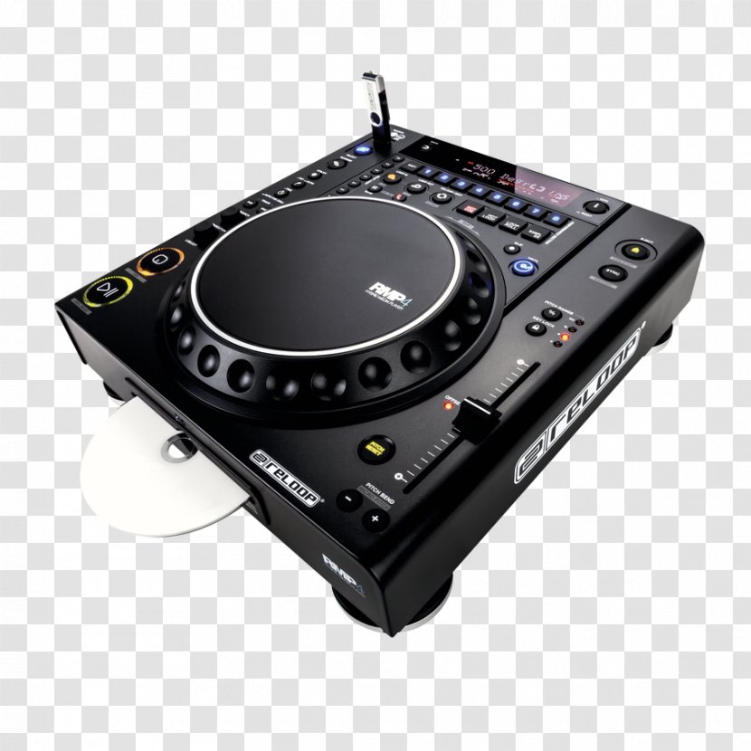 CD Player Disc Jockey Media Compact DJ Controller - Watercolor Transparent PNG